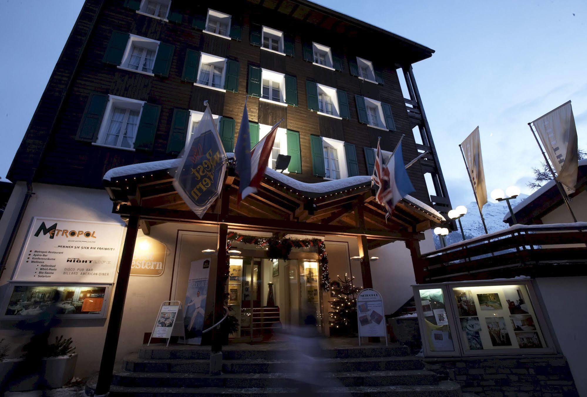 Hotel Metropol Saas Fee Exterior foto