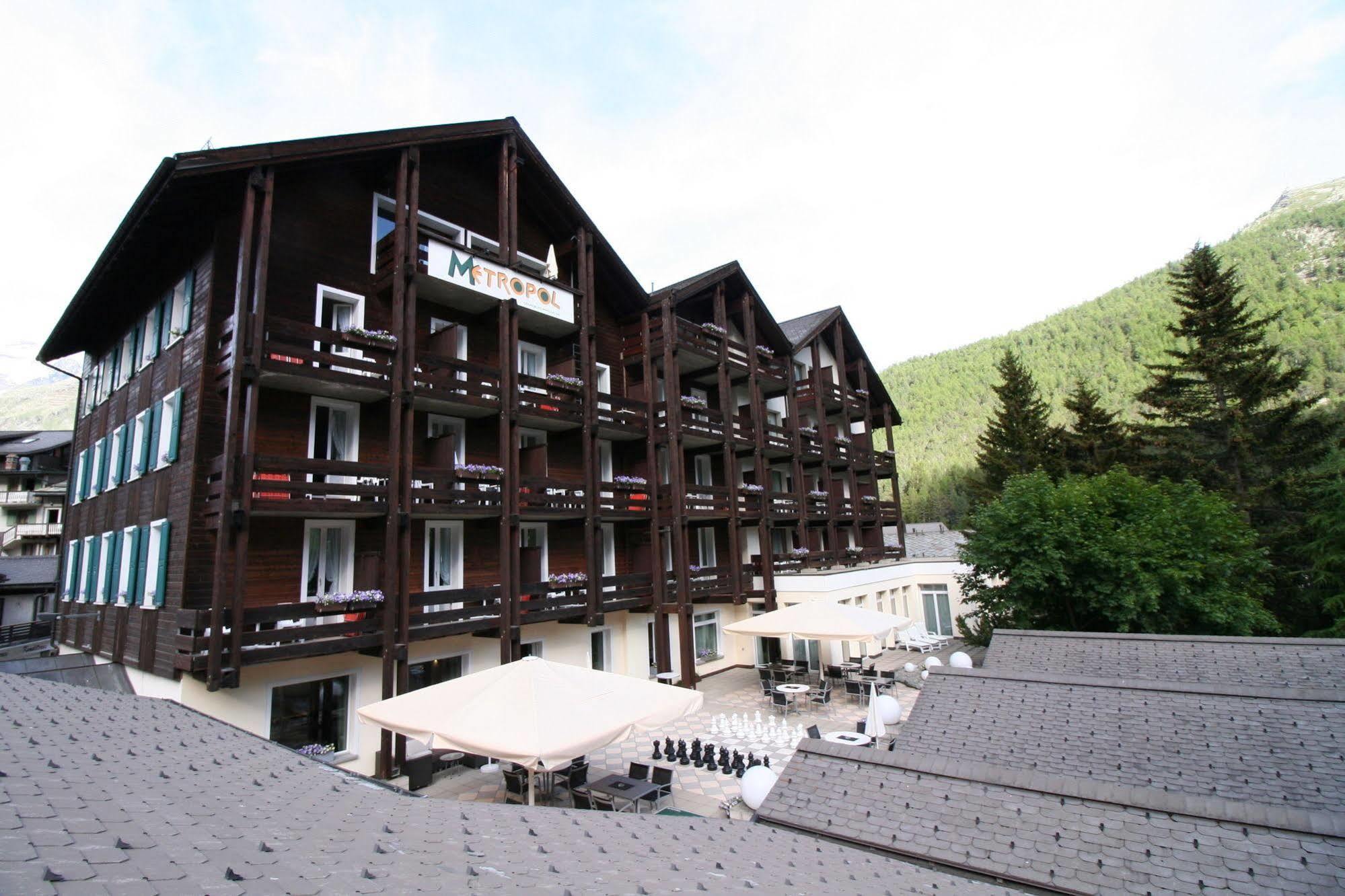 Hotel Metropol Saas Fee Exterior foto
